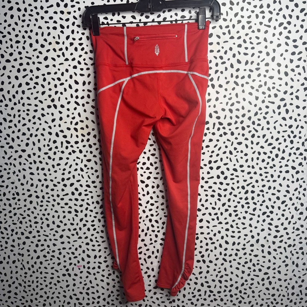 Free People Movement Legging High Rise 7/8 Youre A Peach Burnt Orange Reflect XS